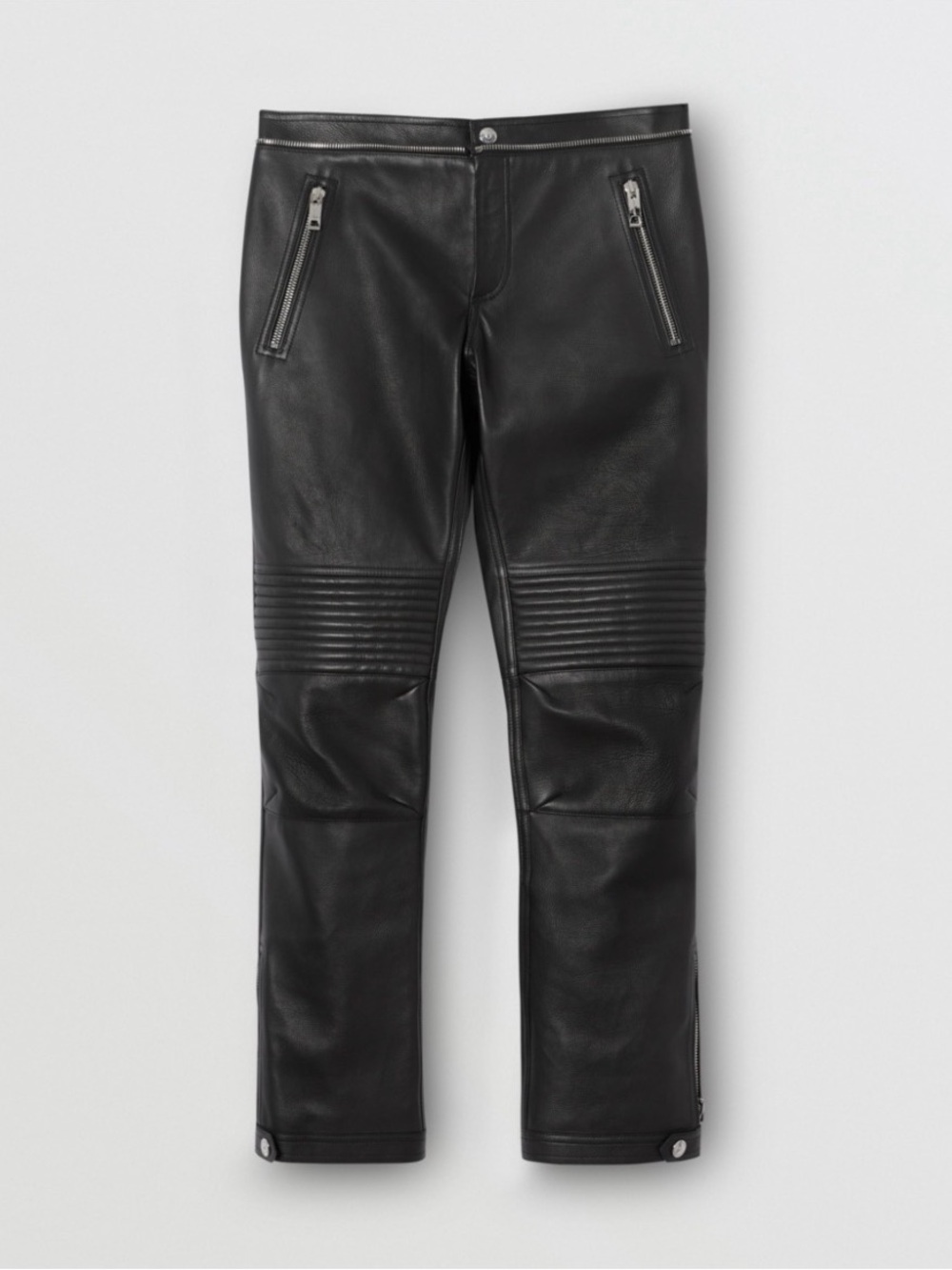 Burberry Leather Biker Trousers